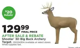 Mills Fleet Farm Shooter 3D Big Buck Archery Target offer