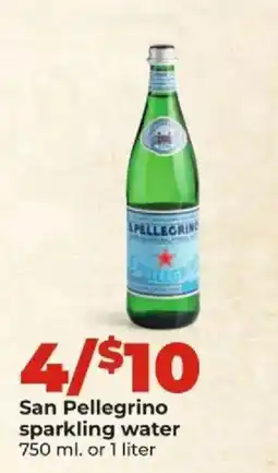 Hy-Vee San Pellegrino sparkling water offer