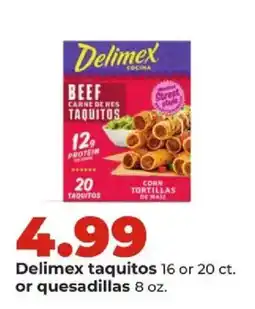 Hy-Vee Delimex taquitos offer
