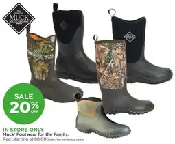 Mills Fleet Farm Muck Footwear for the Family offer