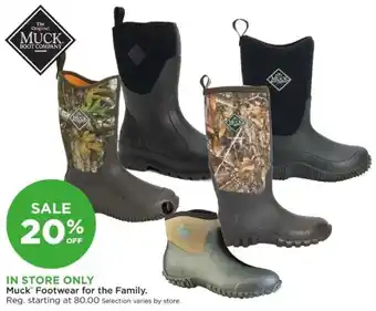 Mills Fleet Farm Muck Footwear for the Family offer