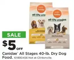 Mills Fleet Farm Canidae All Stages Dry Dog Food offer