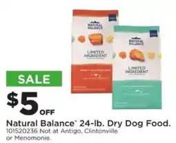 Mills Fleet Farm Natural Balance 24-lb. Dry Dog Food offer