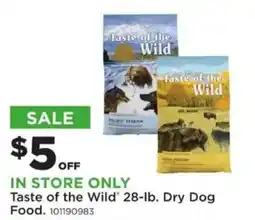 Mills Fleet Farm Taste of the Wild Dry Dog Food offer