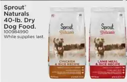 Mills Fleet Farm Sprout Naturals Dry Dog Food offer