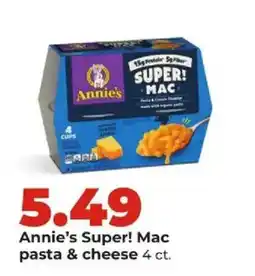 Hy-Vee Annie's Super! Mac pasta & cheese offer
