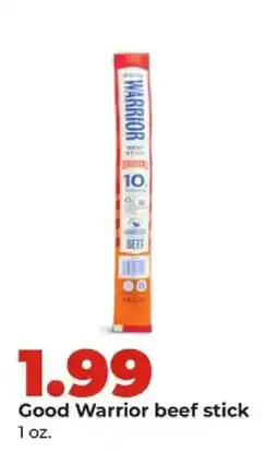 Hy-Vee Good Warrior beef stick offer