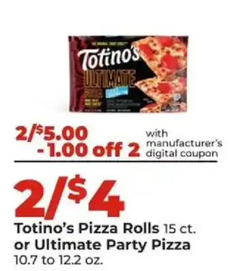 Hy-Vee Totino's Pizza Rolls offer