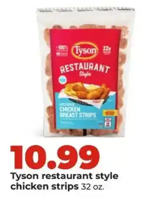 Hy-Vee Tyson restaurant style chicken strips offer
