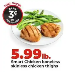 Hy-Vee Smart Chicken boneless skinless chicken thighs offer