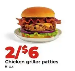 Hy-Vee Chicken griller patties offer