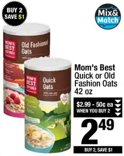 Super King Markets Mom's Best Quick or Old Fashion Oats offer