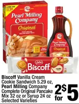 Super King Markets Biscoff Vanilla Cream Cookie Sandwich offer