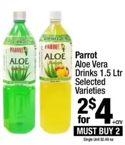 Super King Markets Parrot Aloe Vera Drinks offer
