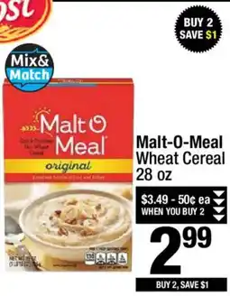 Super King Markets Malt-O-Meal Wheat Cereal offer