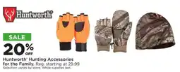 Mills Fleet Farm Huntworth hunting accessories for the family offer