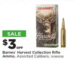 Mills Fleet Farm Barnes Harvest Collection Rifle Ammo offer