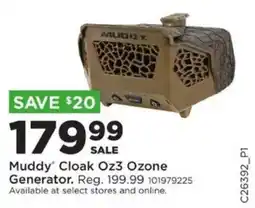 Mills Fleet Farm Muddy Cloak Oz3 Ozone Generator offer