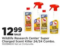 Mills Fleet Farm Wildlife Research Center Super Charged Scent Killer 24/24 Combo offer