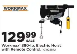 Mills Fleet Farm Workmax 880-lb. Electric Hoist with Remote Control offer