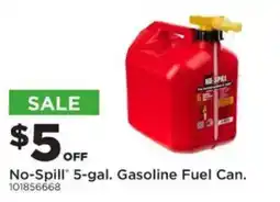 Mills Fleet Farm No-Spill 5-gal. Gasoline Fuel Can offer