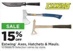 Mills Fleet Farm Estwing Axes, Hatchets & Mauls offer