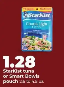 Hy-Vee Starkist tuna or Smart Bowls pouch offer
