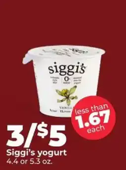 Hy-Vee Siggi's yogurt offer