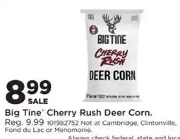 Mills Fleet Farm Big Tine Cherry Rush Deer Corn offer