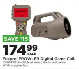 Mills Fleet Farm Foxpro prowler digital game call offer