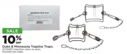 Mills Fleet Farm Duke & Minnesota Trapline Traps offer