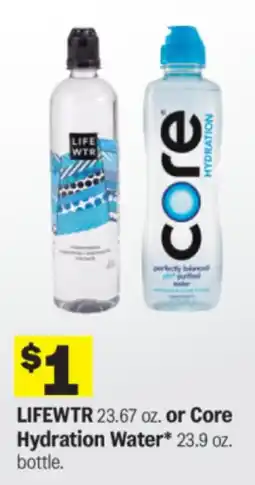 Meijer LifeWTR or Core Hydration Water offer