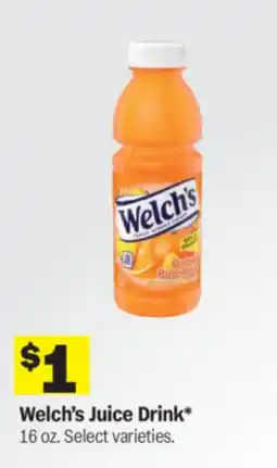 Meijer Welch's Juice Drink offer