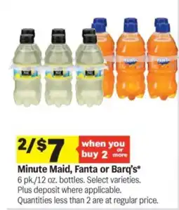 Meijer Minute Maid, Fanta or Barq's offer