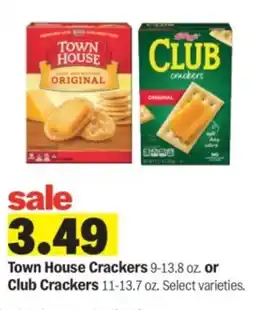 Meijer Town House Crackers or Club Crackers offer