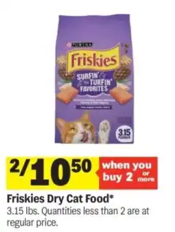 Meijer Friskies Dry Cat Food offer