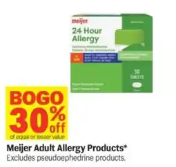Meijer Meijer Adult Allergy Products offer