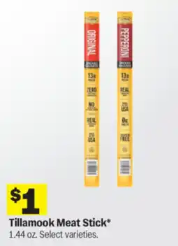 Meijer Tillamook Meat Stick offer