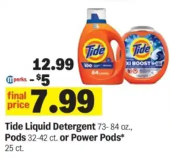 Tide liquid detergent