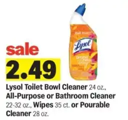Meijer Lysol toilet bowl cleaner offer