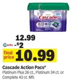 Meijer Cascade Action Pacs offer