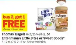 Meijer Thomas' Bagels offer