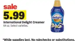 Meijer International Delight Creamer offer