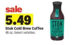 Meijer Stok cold brew coffee offer
