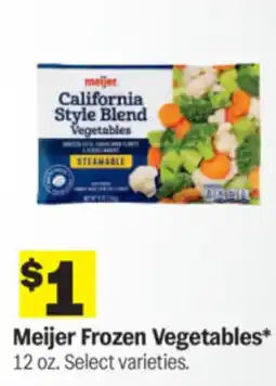 Meijer Meijer frozen vegetables offer