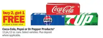 Meijer Coca-Cola, Pepsi or Dr Pepper Products offer