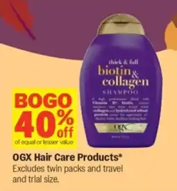 Meijer Ogx hair care products offer