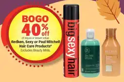 Meijer Redken, Sexy or Paul Mitchell Hair Care Products offer