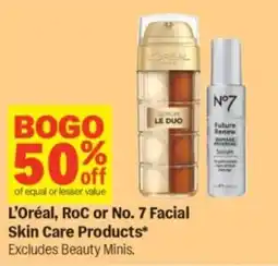 Meijer L'Oréal, RoC or No. 7 Facial Skin Care Products offer