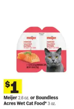 Meijer Meijer wet cat food offer